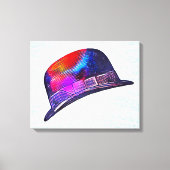 Bowler pet canvas afdruk (Voorkant)