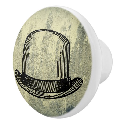 Bowler Pet Keramische Knop (Rechts)