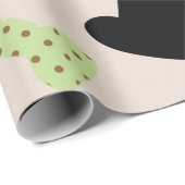 Bowler Petten pijpen glazen snorren voor hem Cadeaupapier (Rol Hoek)