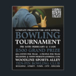 Bowler Portret, Ten-Pin Bowling Tournament Flyer<br><div class="desc">Bowler Portret,  tien-pins Bowling Tournament Adverteren brochures door de winkel van het Visitekaartje.</div>