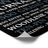 Bowler Portret, Ten-Pin Bowling Tournament Poster (Hoek)