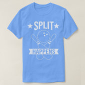Bowler Sports Bowling Player Split is Bowling T-shirt (Design voorkant)