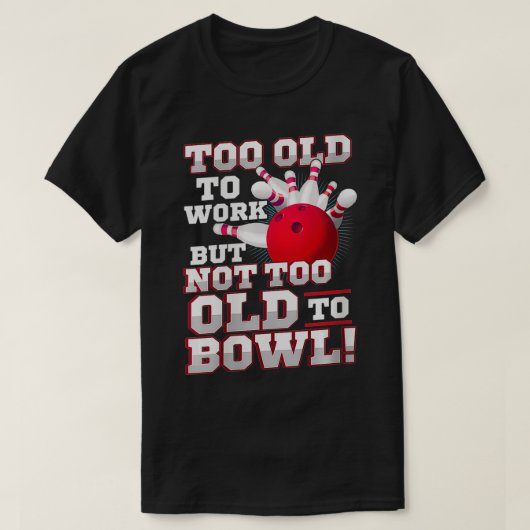 Bowler team Bowling VNeck in ruste vrouwen T-shirt (Design voorkant)