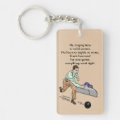 Bowlers 300 game, volledig  tekst sleutelhanger (Voorkant)