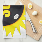 Bowler's 300 perfecte game, Bowling Ball grafische Theedoek (Quarter Fold)