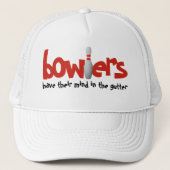 Bowlers denken aan de Gutter Fun Bowling Trucker Pet (Voorkant)