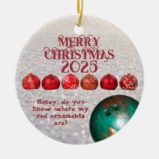 Bowlers Funny Ornament (Voorkant)