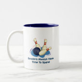 Bowlers hebben altijd tweekleurige koffiemok (Links)