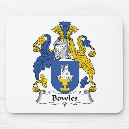 Bowles Family Crest Muismat (Voorkant)
