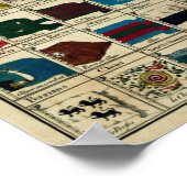 Bowles marinevlaggen van de wereld poster (Hoek)