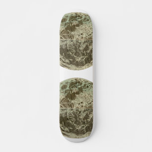 Bowles' Selenography of a Map of the Moon - 1780 Skateboard