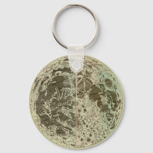 Bowles' Selenography of a Map of the Moon - 1780 Sleutelhanger