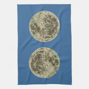Bowles' Selenography of a Map of the Moon - 1780 Theedoek