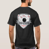 Bowling 200 Club / 200+ game - Logo / grafisch T-shirt (Achterkant)