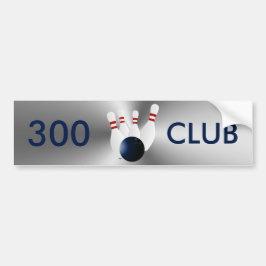 Bowling 300 Club Bumpersticker