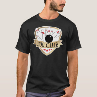 Bowling 300 Club - Perfect Game Logo Graphic T-shirt