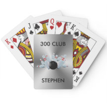 Bowling 300 Club Persoonlijke speelkaarten