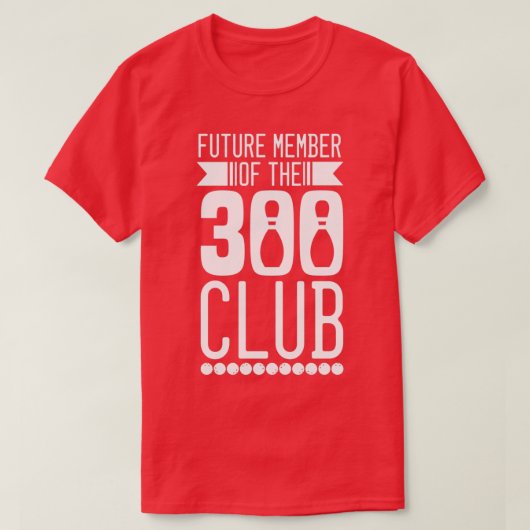 Bowling 300 Club T-shirt (Design voorkant)