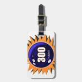 Bowling 300 Game - Bowling Ball Bag, Bagagelabel (Voorkant verticaal)