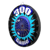 Bowling 300 Game, met datum, Dartbord (Voorkant Rechts)