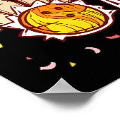 Bowling 40th Birthday Bowling Theme 40 Year Old Fu Poster (Hoek)