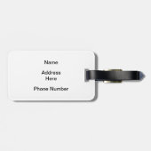 Bowling 700-reeks bagagelabel (Achterkant horizontaal)