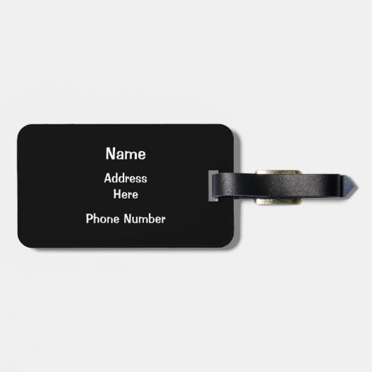 Bowling 800-reeks, Bowling Ball-tas Bagagelabel (Achterkant horizontaal)