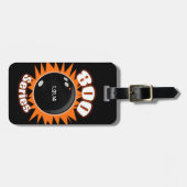 Bowling 800 reeks in League Bowling, Ball Bag Bagagelabel (Voorkant horizontaal)