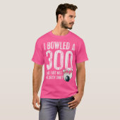Bowling A 300-gameteam Bowler T-shirt (Voorkant volledig)