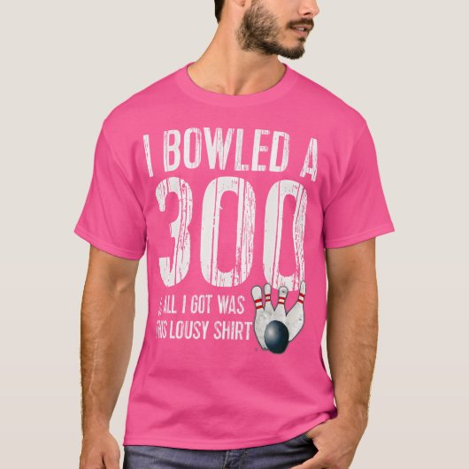 Bowling A 300-gameteam Bowler T-shirt (Voorkant)