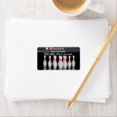 Bowling Adreslabels Etiket (Insitu)