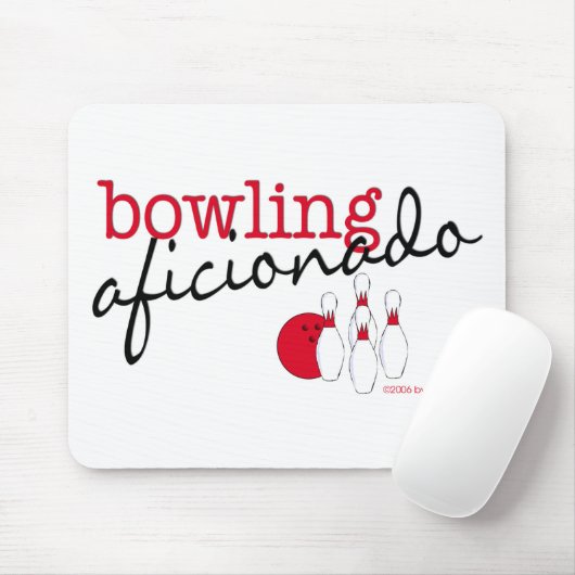 Bowling Aficionado Muismat (Met muis)