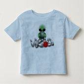 Bowling Alien-T-shirt Kinder Shirts (Voorkant)