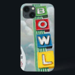 Bowling Alley Artwork Case-Mate iPhone Case<br><div class="desc">Artist van Bowling Alley: Naomi McCavitt</div>