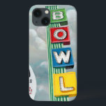 Bowling Alley Artwork Case-Mate iPhone Case<br><div class="desc">Artist van Bowling Alley: Naomi McCavitt</div>