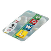 Bowling Alley Artwork Magneet (Linkerzijde)