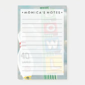 Bowling Alley Artwork Post-it® Notes (Voorkant)
