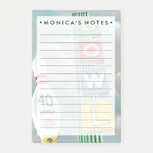 Bowling Alley Artwork Post-it® Notes