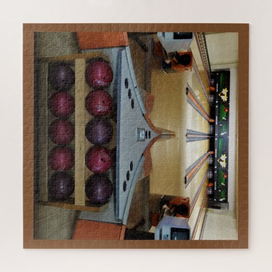 Bowling Alley Designer Jigzaag Puzzle Legpuzzel (Horizontaal)