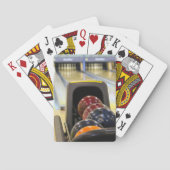 Bowling Alley en bowlingballen Speelkaarten (Achterkant)