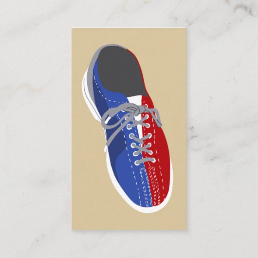 Bowling Alley Loyalty Punch Kaart Visitekaartje (Achterkant)