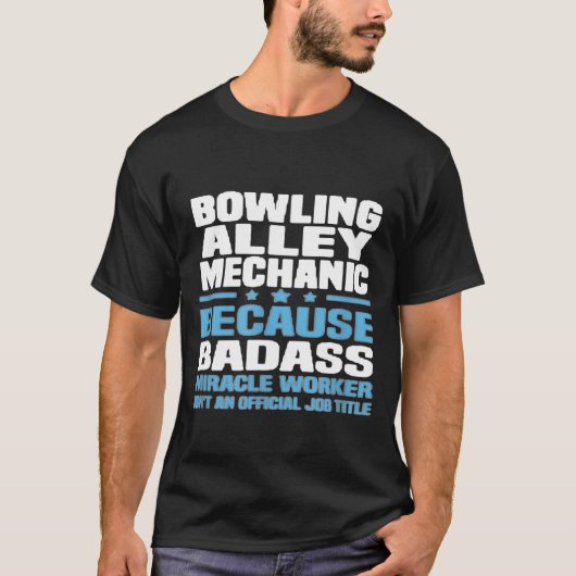 Bowling Alley Mechanic T-shirt (Voorkant)