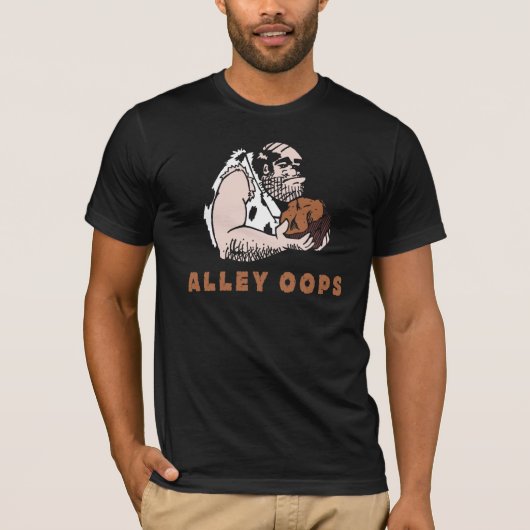 Bowling Alley oeps! Caveman T-shirt (Voorkant)