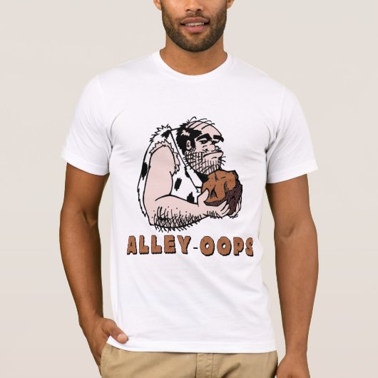 Bowling Alley oeps! Caveman T-shirt (Voorkant)