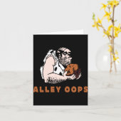 Bowling Alley Oops Caveman  Kaart (Gele Bloem)
