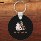 Bowling Alley Oops Caveman  Sleutelhanger (Voorkant)