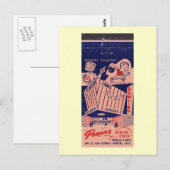 Bowling Alley, Pomona, Vintage van Californië Briefkaart (Voorkant / Achterkant)
