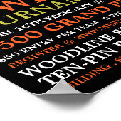 Bowling Alley Scene, Ten-Pin Bowling Tournament Poster (Hoek)