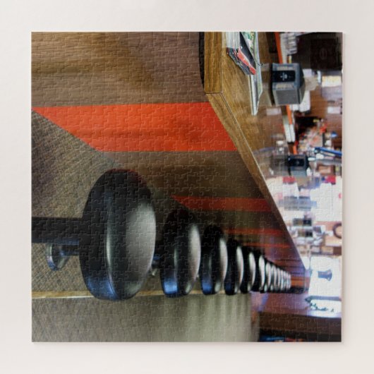 Bowling Alley Stools en Diner Counter Puzzle Legpuzzel (Horizontaal)