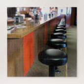 Bowling Alley Stools en Diner Counter Puzzle Legpuzzel (Verticaal)